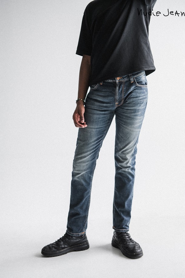 Nudie Jeans - 데님 - [누디진] 씬핀 Oscar Worn Dark / 112917