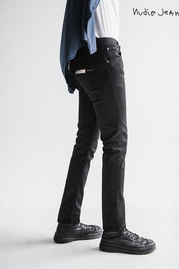 Nudie Jeans - 데님 - [누디진] 씬핀 Dry Cold Black / 112303