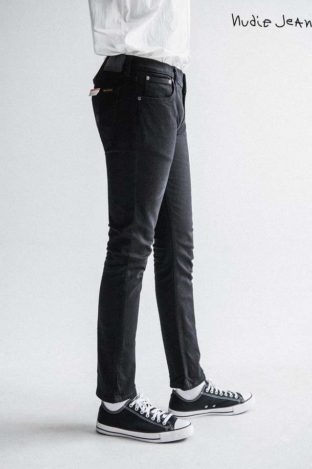 Nudie Jeans - 데님 - [누디진] 롱존 Org. Black Black / 111199