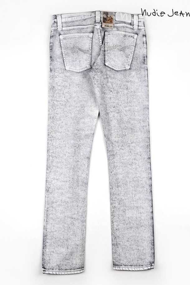 Nudie Jeans - 데님 - [누디진] Tube Tom White Painted / 111550