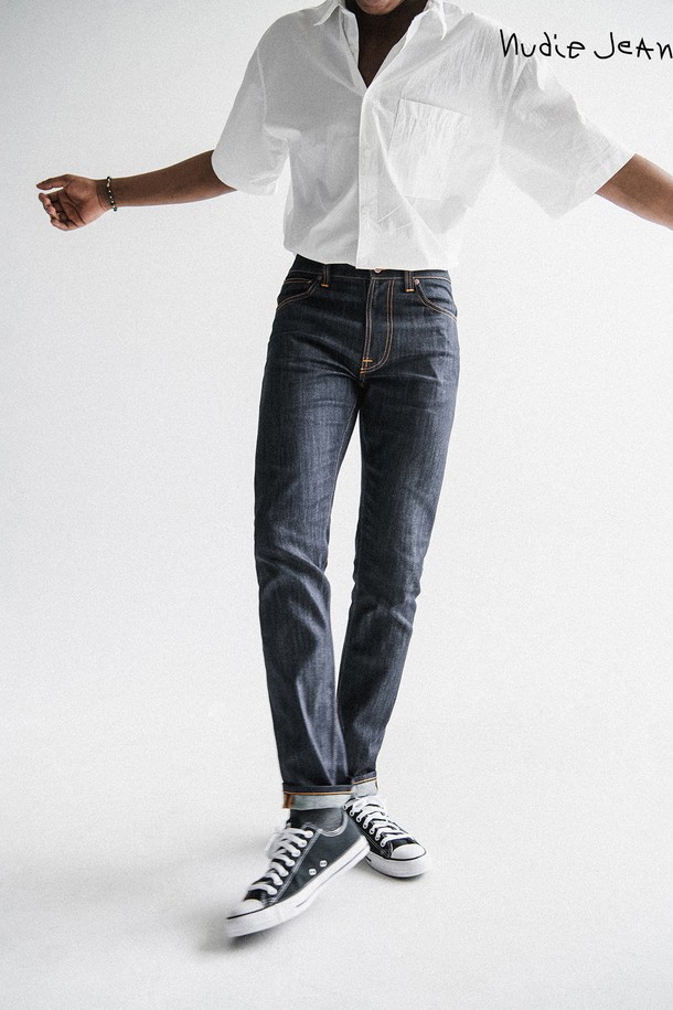 Nudie Jeans - 데님 - [누디진] 린딘  Dry Ecru Embo / 112742