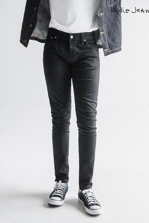 Nudie Jeans - 데님 - [누디진] Tight Terry Deep Black / 112451