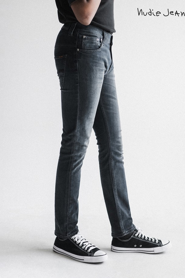 Nudie Jeans - 데님 - [누디진] 씬핀 Org Black And Grey / 111300