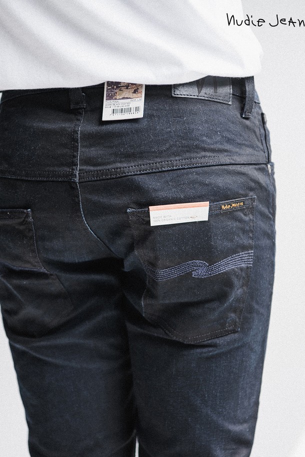 Nudie Jeans - 데님 - [누디진] 씬핀 One Black Coated / 113146