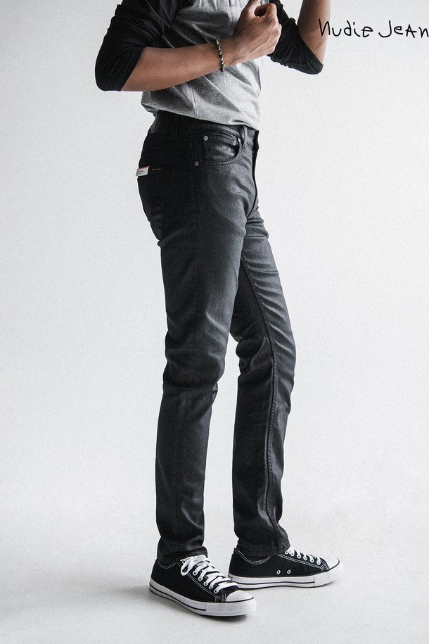 Nudie Jeans - 데님 - [누디진] 린딘 Back2Black / 112740