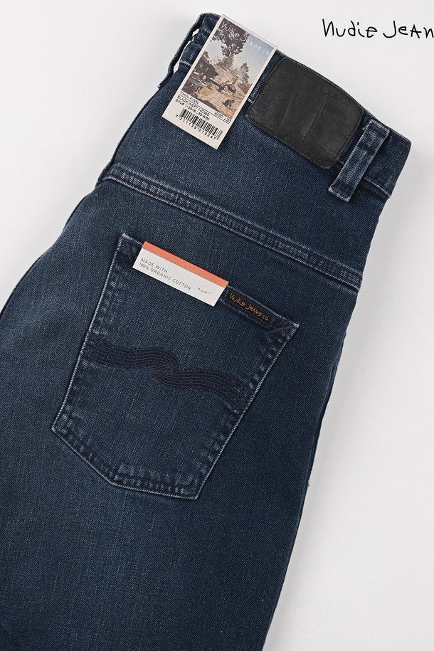 Nudie Jeans - 데님 - [누디진] 씬핀 Black Weft Indigo / 112918