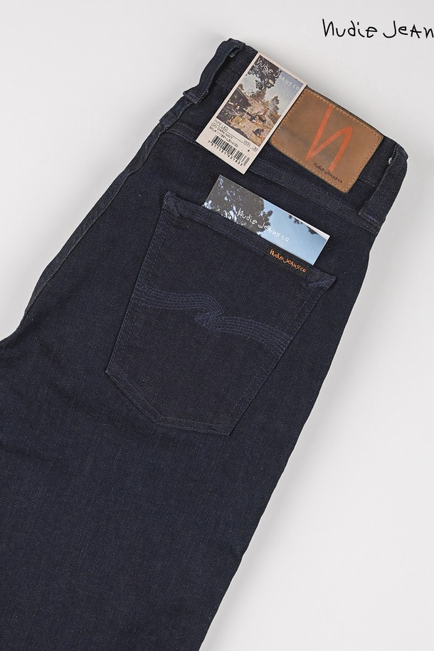 Nudie Jeans - 데님 - [누디진] Pipe led dry dark navy / 111891