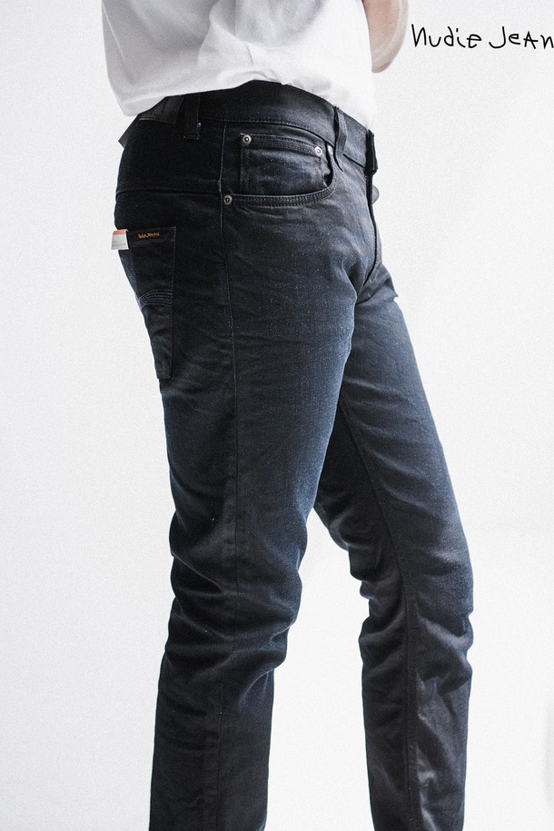 Nudie Jeans - 데님 - [누디진] 씬핀 One Black Coated / 113146