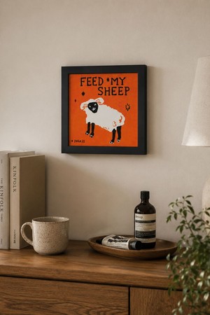 클리 작가의 Feed my sheep - Orange