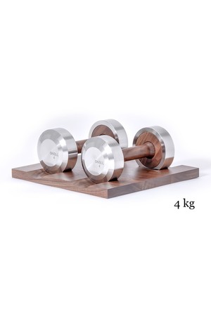 QUELL Dumbbell [Sacer] 4kg / 덤벨 [사체르] 4kg_SILVER-a