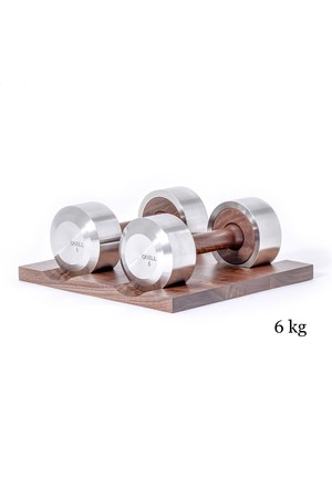 QUELL Dumbbell [Sacer] 6kg / 덤벨 [사체르] 6kg_SILVER-a