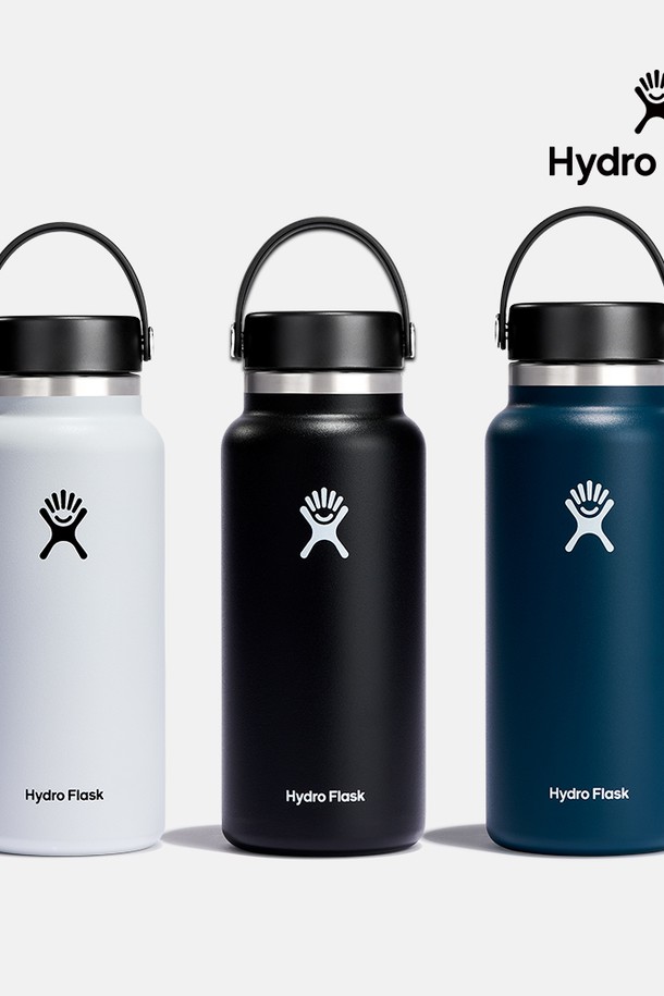 Hydro Flask - 캠핑용품 - [Hydro Flask] 하이드로 플라스크 32온즈 와이드 플렉스캡 (946ml)