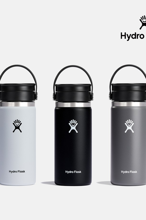 Hydro Flask - 캠핑용품 - [Hydro Flask] 하이드로 플라스크 16온즈 와이드 플렉스십리드 (473ml)