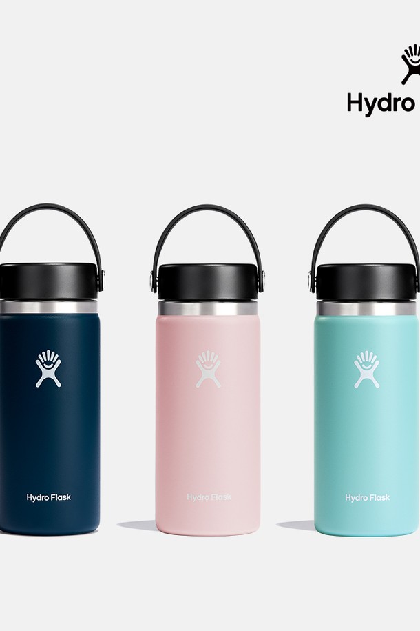 Hydro Flask - 캠핑용품 - [Hydro Flask] 하이드로 플라스크 16온즈 와이드 플렉스캡 (473ml)