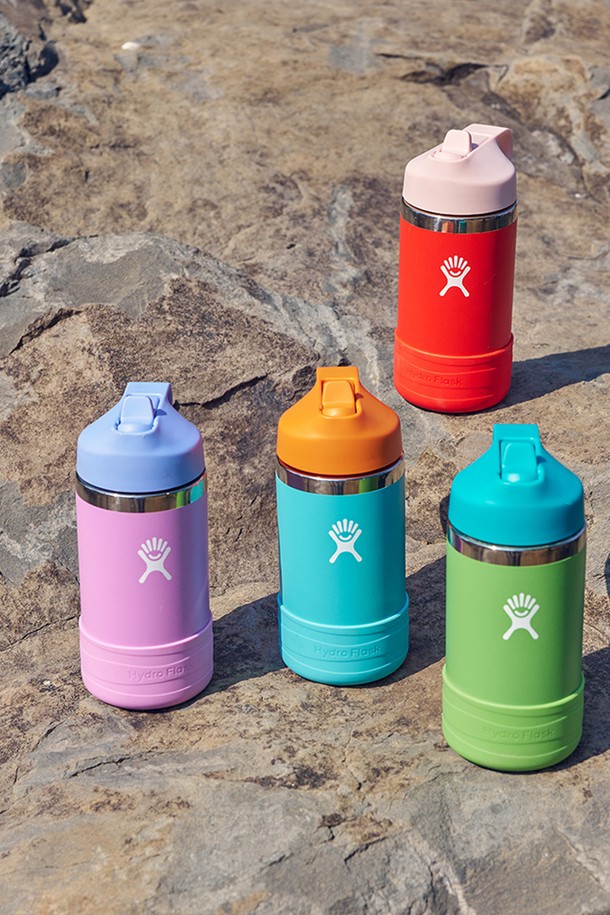 Hydro Flask - 캠핑용품 - [Hydro Flask] 하이드로 플라스크 12온즈 키즈 와이드 스트로캡앤부트(355ml)