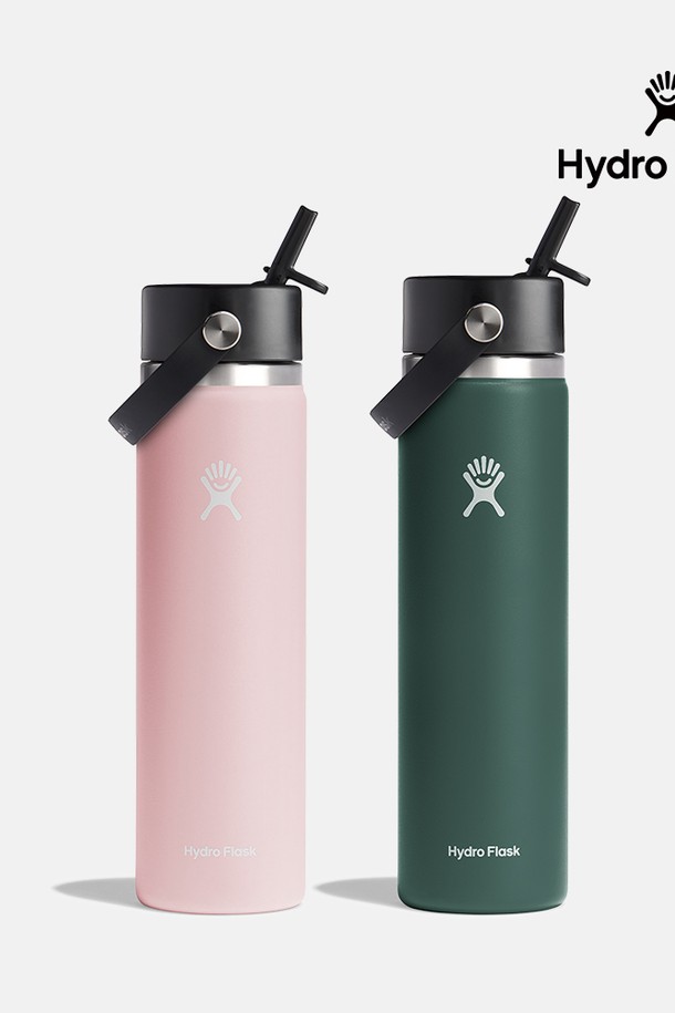 Hydro Flask - 캠핑용품 - [Hydro Flask] 하이드로 플라스크 24온즈 와이드 플렉스 스트로우캡 (710ml)