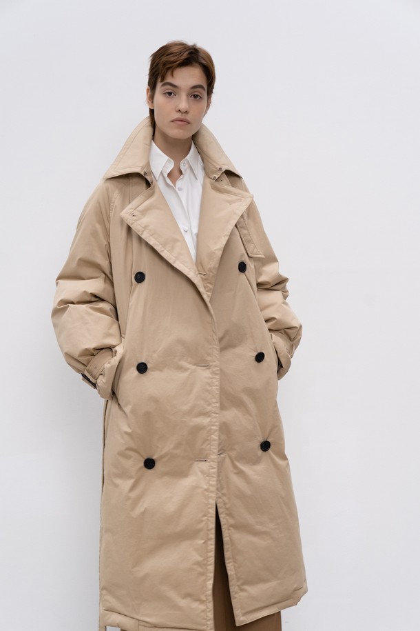 JAIN SONG - 트렌치코트 - [22FW] Jain Song Goose Down Trench Coat [JVJC201]