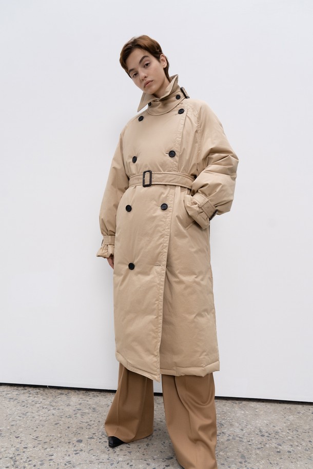 JAIN SONG - 트렌치코트 - [22FW] Jain Song Goose Down Trench Coat [JVJC201]