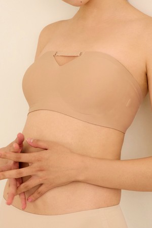 쉬어 브라 오프숄더 무브락 픽스 스트랩_BEIGE-a