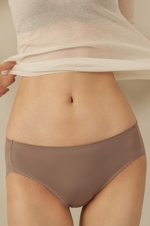 [5SET] 에어그램 데일리 노라인 심리스 햄라인팬티_BROWN-a