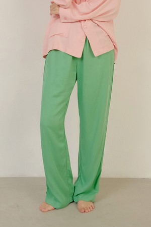 스너글리 모달 파자마 믹스 앤 매치 - 팬츠_GREEN-a