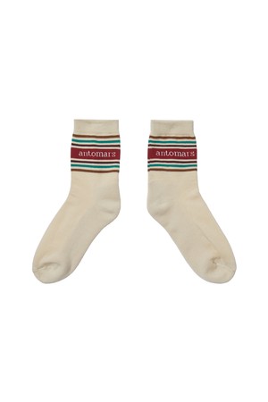 Stripe Socks_IVORY-a