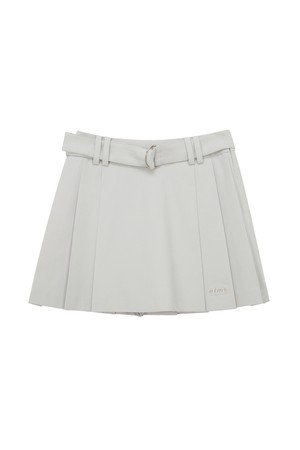 벨트 스커트 여성_BEIGE-a