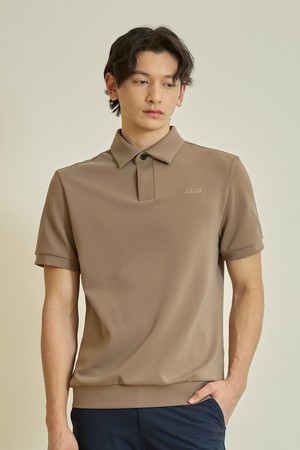 ATMS 트랙 폴로 셔츠 남성_BROWN-a