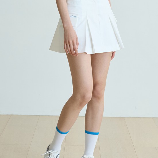 아웃 포켓 H라인 스커트 여성