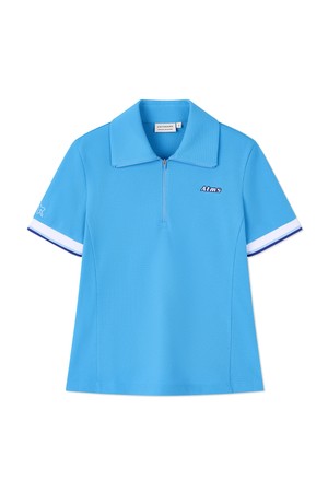 ATMS 반집업 카라 티셔츠 여성_BLUE-a