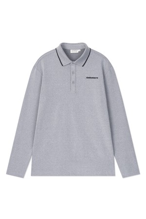 기모 밴드 카라 폴로 남성_GREY-a
