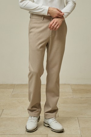 울라이크 트윌 이중직 기모 팬츠 남성_BEIGE-a