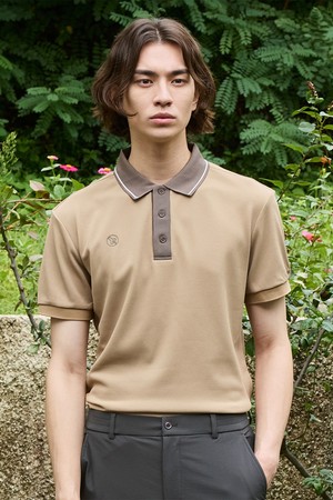써클 스페이스쉽 폴로 남성_BEIGE-a