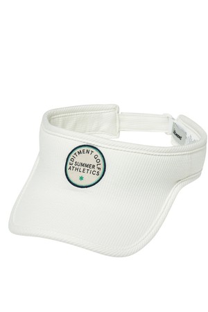 Womens Summer Rib Sunvisor (OFFWHITE)_WHITE-a