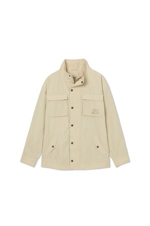 Mens Vintage Utility Jacket (BEIGE)_BEIGE-a