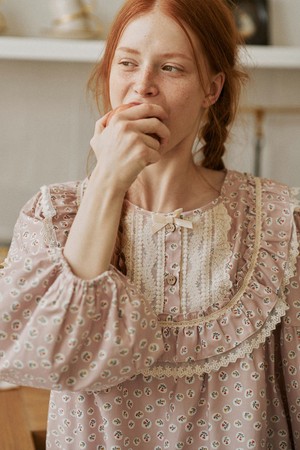 앤의 조약돌 긴팔 투피스 인디핑크 (30수)_PINK-a