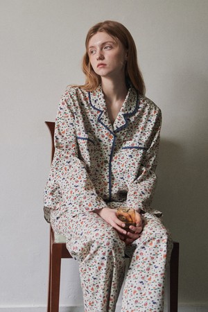 피너트 긴팔 여성페어 크림 (30수)_IVORY-a