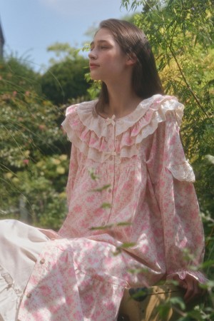 플로리 긴팔 원피스 크림 (40수)_IVORY-a