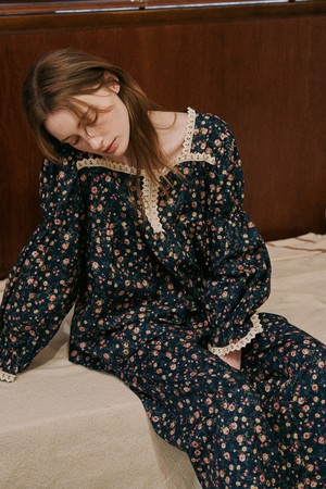 멜리시엔 긴팔 투피스 네이비 (30수)_NAVY-a