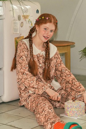 슬립베어 긴팔 투피스 베이지 피치기모_BEIGE-a