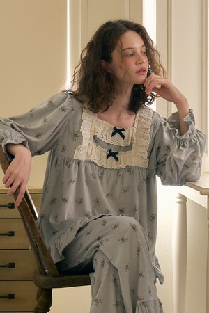 드리아 긴팔 투피스 라이트애쉬 (피치기모)_GREEN-a