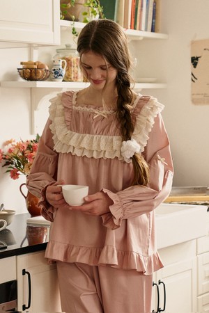 레이브 긴팔 투피스 애쉬핑크 (30수)_PINK-a