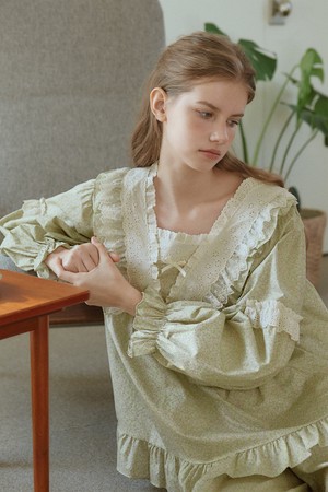 사라 긴팔 투피스 올리브 (40수)_GREEN-a