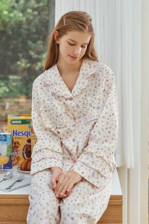 아를 긴팔 여성페어 베이비핑크 (40수)_PINK-a