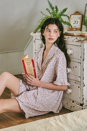 슈아렌 반팔 여성페어 연핑크 (40수)_PINK-a