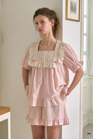 빌마 반팔 투피스 핑크 (40수)_PINK-a