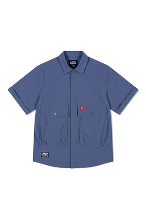 반팔 셔켓 KHAKISH BLUE