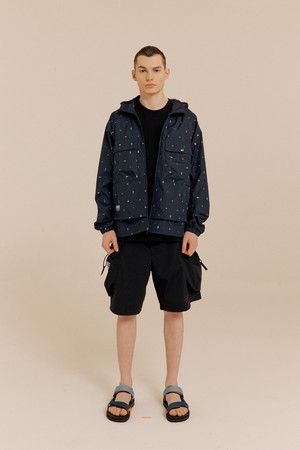 AOP 윈드브레이커 NAVY