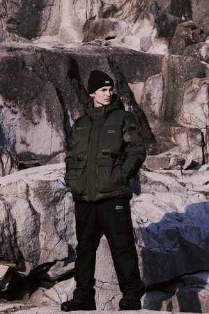 윈드 스토퍼 패딩 팬츠 BLACK