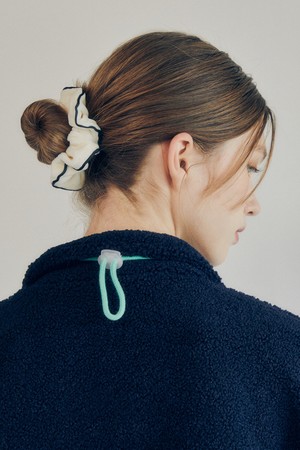 테리 라인 스크런치 (크림)